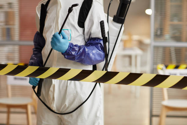 Professional Biohazard Cleanup technician working in Seguin, TX